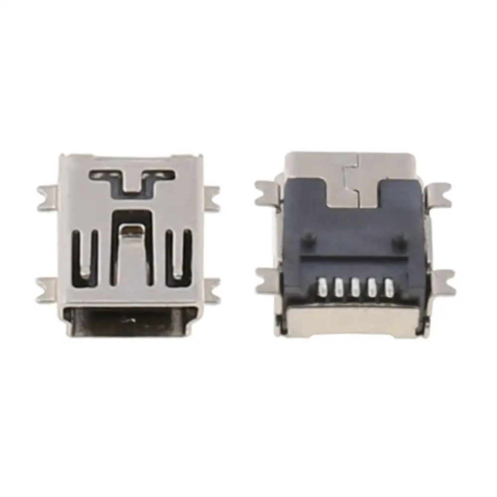 10 шт. мини USB Тип B 5-контактный гнездовой разъем для зарядки мобильного телефона