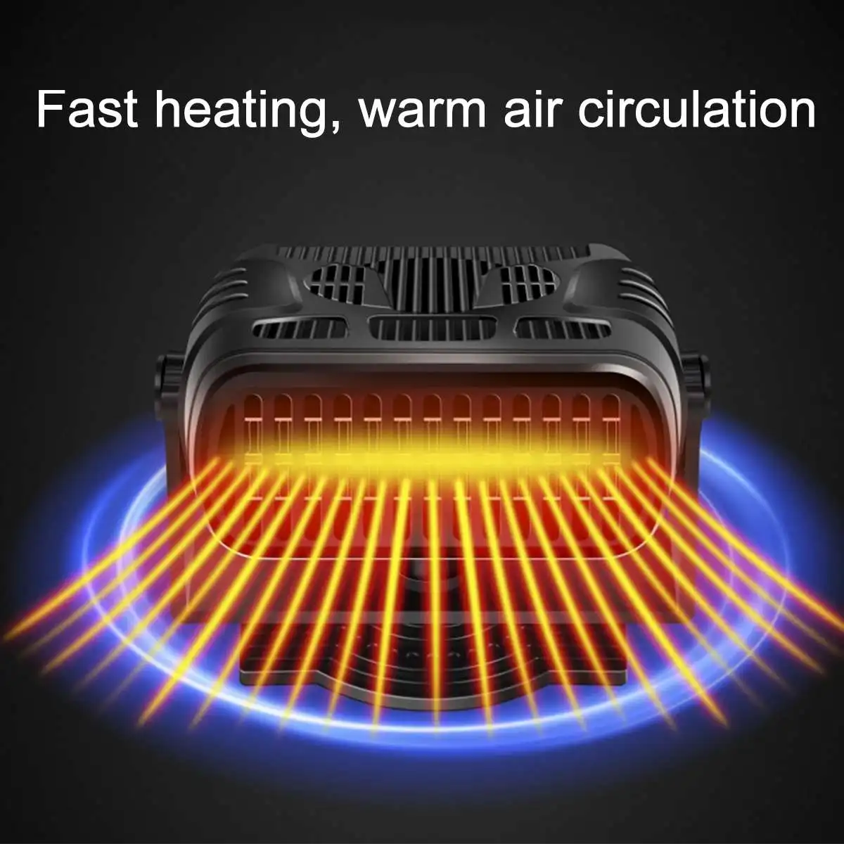 

2021 new car heater 12V24V car electric heating windmill heater heater cold and warm wind defrosting snow demister