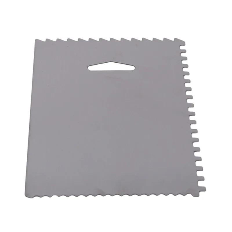Алюминий торт крем скребок для выпечки инструмент декорирования тортов зубчатая