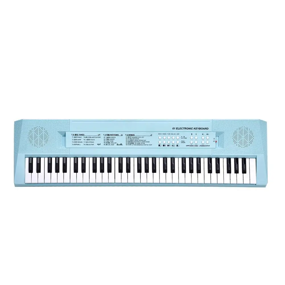 

Детский Электронный орган 61 клавиша электронный орган Электрическое Пианино музыкальный инструмент USB цифровая клавиатура многофункциона...