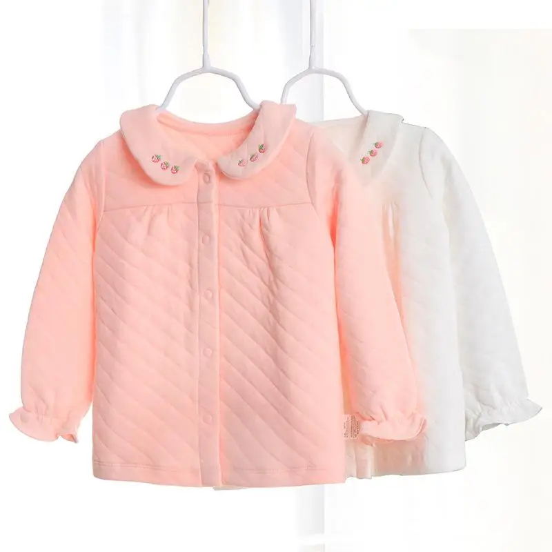 Зимние рубашки для девочек детский топ теплый и плотный детей 2-6 лет 1112 |