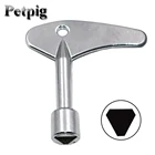 1 шт. одинарный внутренний треугольный ключ для лифта, внутренний треугольный ключ для счетчика воды