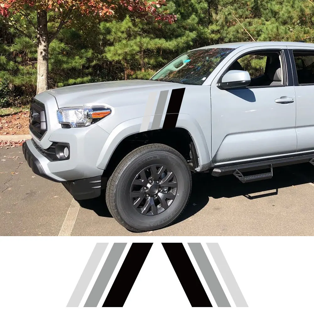 

Боковые наклейки для кузова пикапа Toyota Tacoma, графика грузовика, Ретро Винтажные полосы, декоративная Обложка, виниловая наклейка, аксессуары...