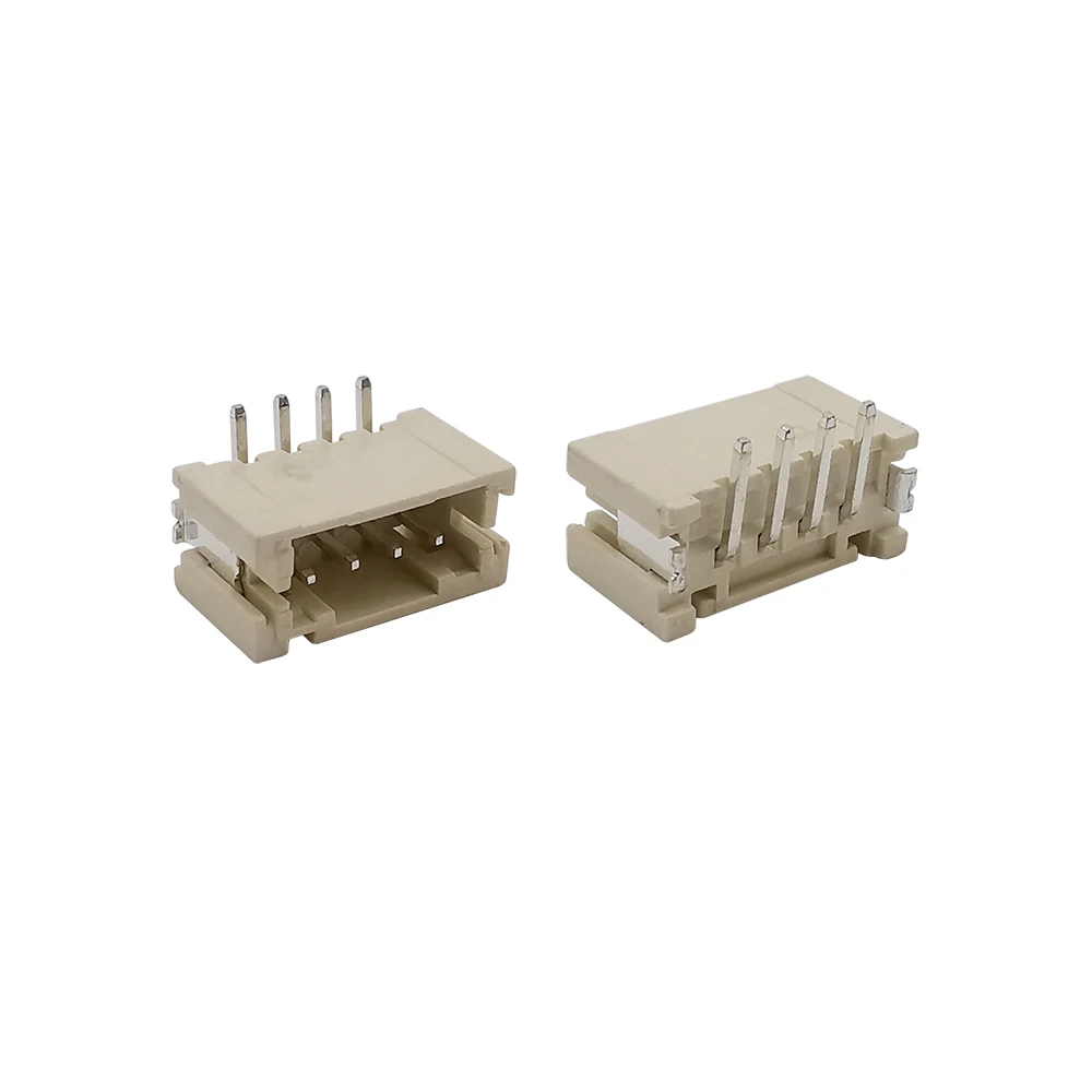 50Pcs PH2.0 Pitch 2.0mm 4 Pin Vertical SMD Male Plug Shell Terminal Blocks Wire Connector | Обустройство дома