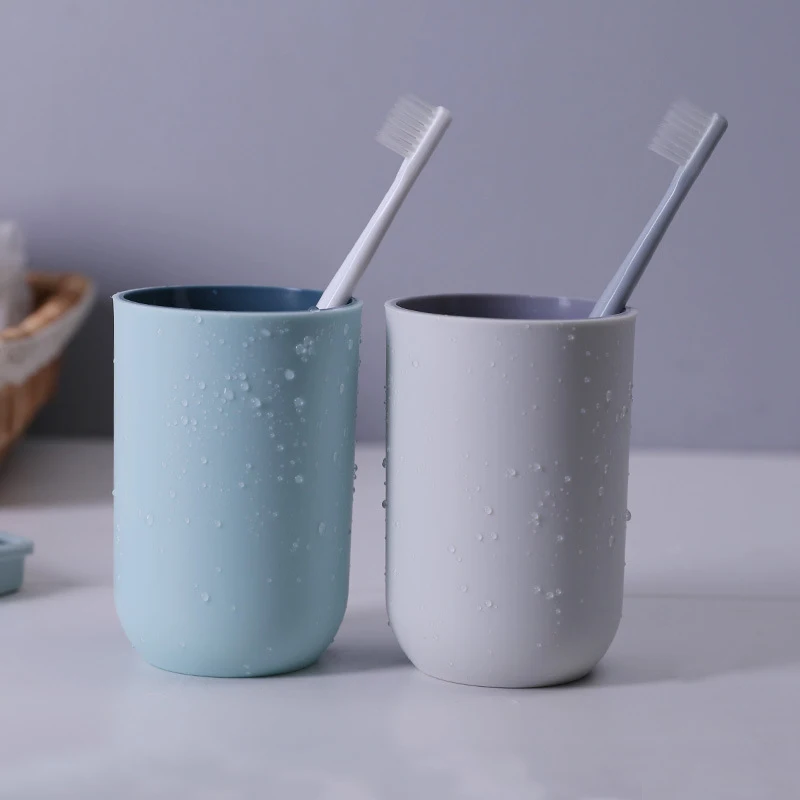 

Multifunctional Two-Color Plastic Drinking Simple Thickened PP Mouthwash Cup Home Fashion Couple Toothbrush Cup