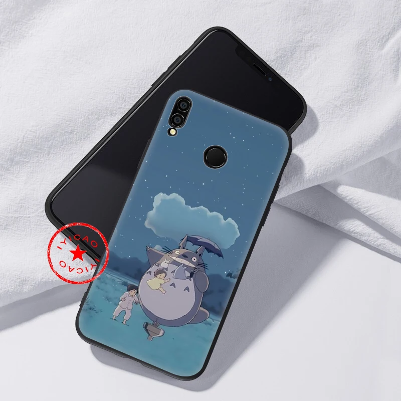 IYICAO Мой сосед Тоторо мягкий чехол для huawei Honor 20 10 9X9 8X 8C 8 7X 7A 6A Lite Pro View Note телефона |