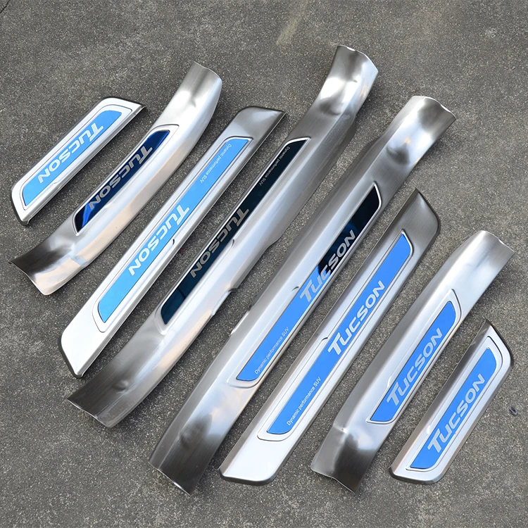 Высококачественная Накладка на порог из нержавеющей стали приветственная