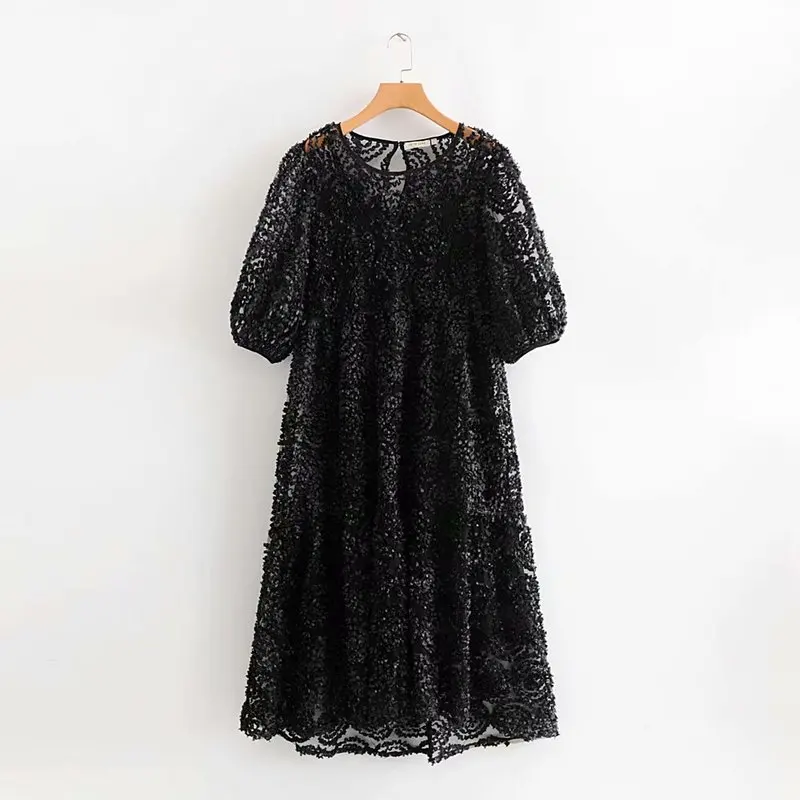 Европейское и американское модное свободное платье с прострочкой на возраст от 1