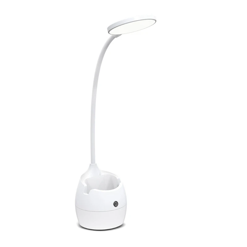 

Kids Desk Lamps with Pen Holder Eye Protection Gooseneck Adjustable LED Lights
