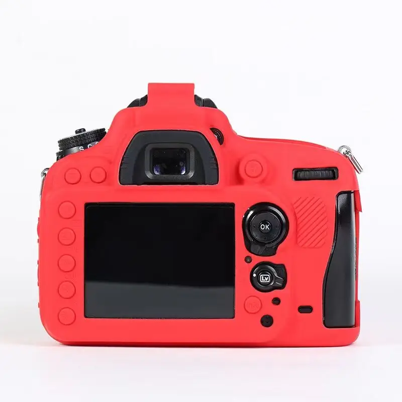 Мягкий силиконовый чехол резиновый защитный корпус для камеры Nikon D610 D600 |