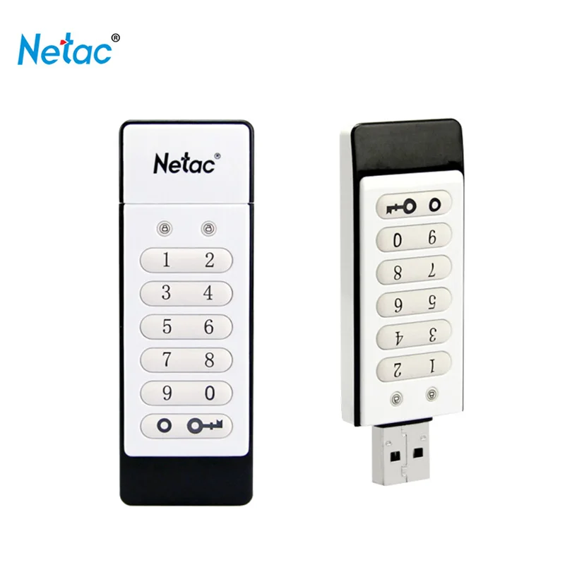 Оригинальная клавиатура Netac зашифрованный USB флеш-накопитель 64 ГБ 32 Usb 2 0 Флешка 16