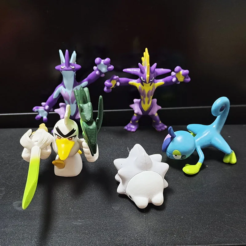 

TOMY Pokemon Figure Galar Region Morpeko Farfetch'd Ponyta Cramorant Magnemite Box of Eggs 3 Toys Pokemon Figure Model