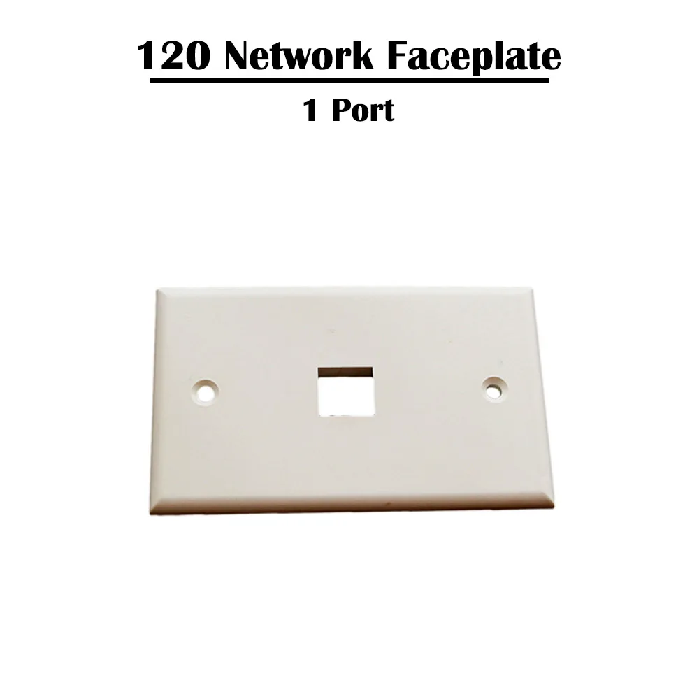 Сетевая Лицевая панель 1/2 типа американского с 1/2/3/4/6 портами настенное крепление