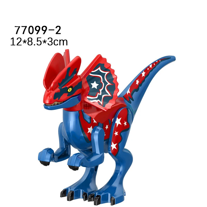 

Assemble Building Blocks Dinosaur Animal Blocks figures World Triceratops Bricks Models Toys for Children Gifts