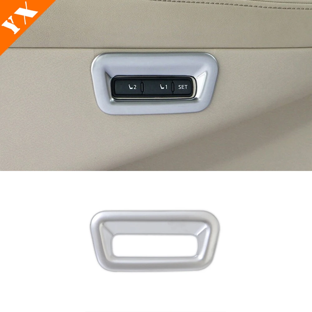 

Аксессуары для Nissan Murano 2015 2016 2017 2018 автомобильный Стайлинг ABS хромированный автомобильный мастер чехол для переключателя памяти на сиденье водителя отделка