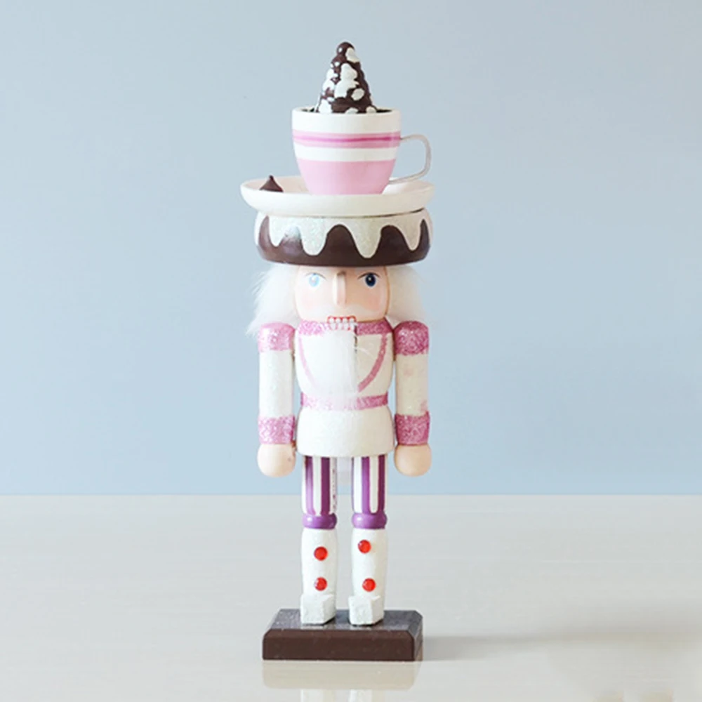 Рождественские украшения для дома 26 см мороженое милый деревянный Щелкунчик