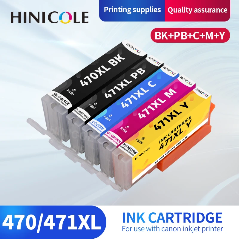 5 шт./упаковка картриджи для принтера Canon PIXMA MG5740 MG6840 TS5040 TS6040 | Компьютеры и офис