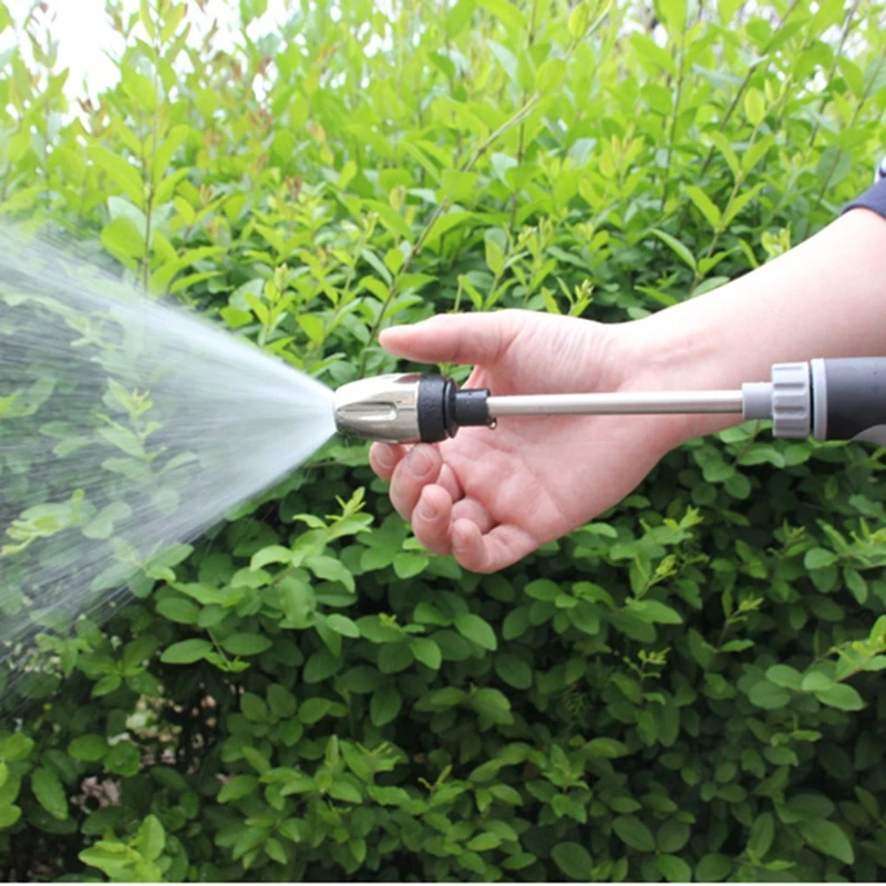 

Strong Long Rod Metal Pressure Washer Water Spray Gun Brass Nozzle Garden Hose Lawn Car/motorcycle Cleaning/ Garden Wate