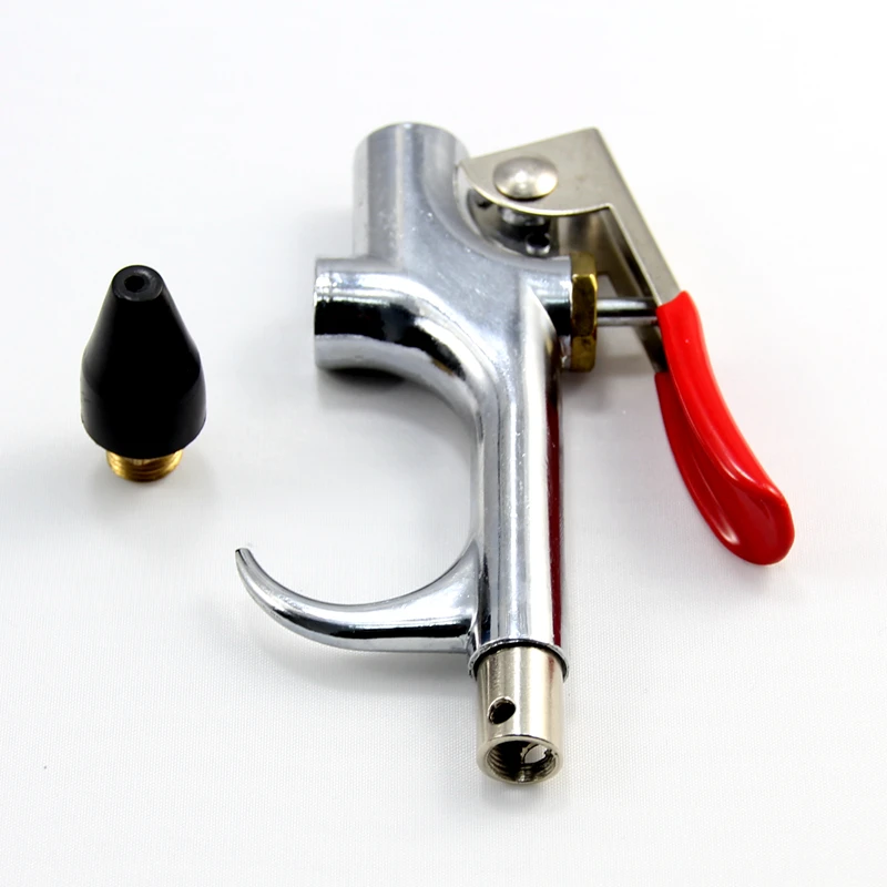 Blow Gun Pneumatic Tools Air Spray Blower Two Nozzles Narrow Space Dust Cleaning