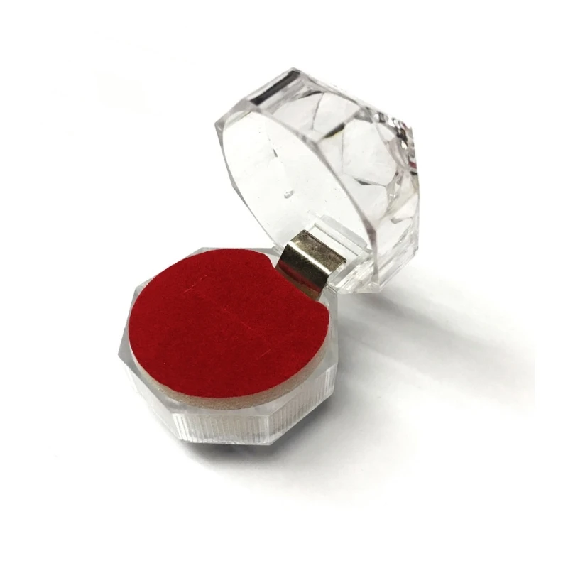

Ring Earring Crystal Sorage Box Jewelery Transparent Box Acrylic Jewels Packaging Gift Display Case for Wedding Anniversary