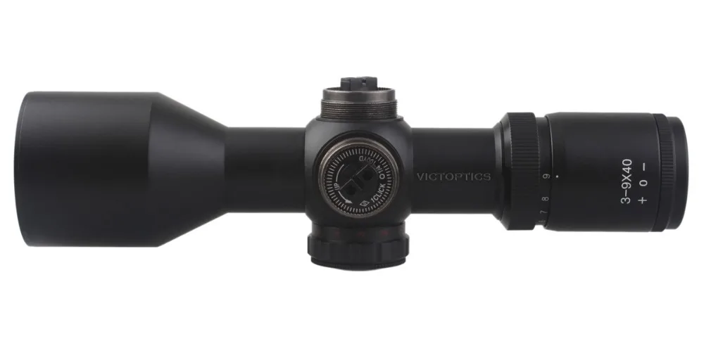 10 шт. Victoptics 3-9x40 компактный прицел Красная и зеленая подсветка 25,4 мм один дюйм область