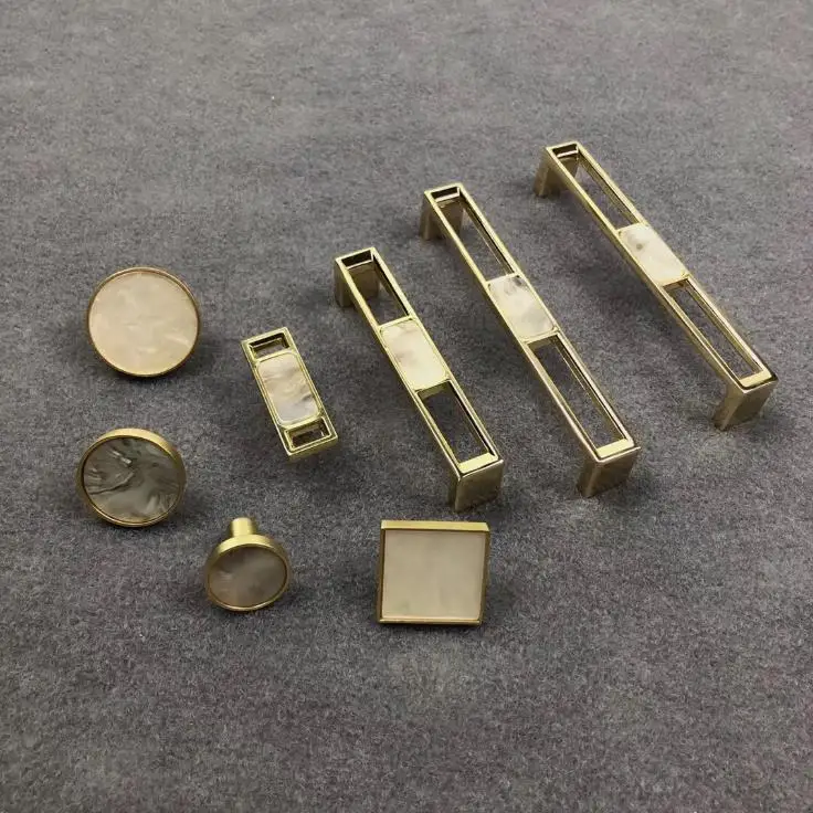 LCH в скандинавском стиле твердая латунь инкрустированная синий розовый черный