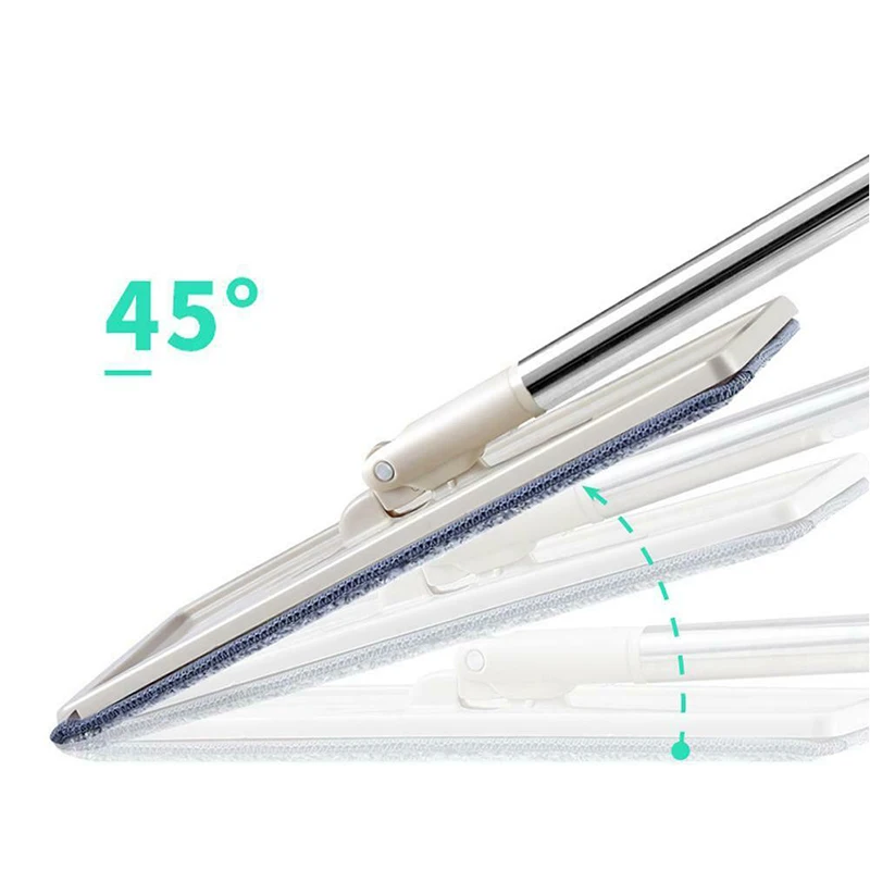 Плоская швабра с отжимом без рук тряпка из микрофибры для сухой и влажной уборки