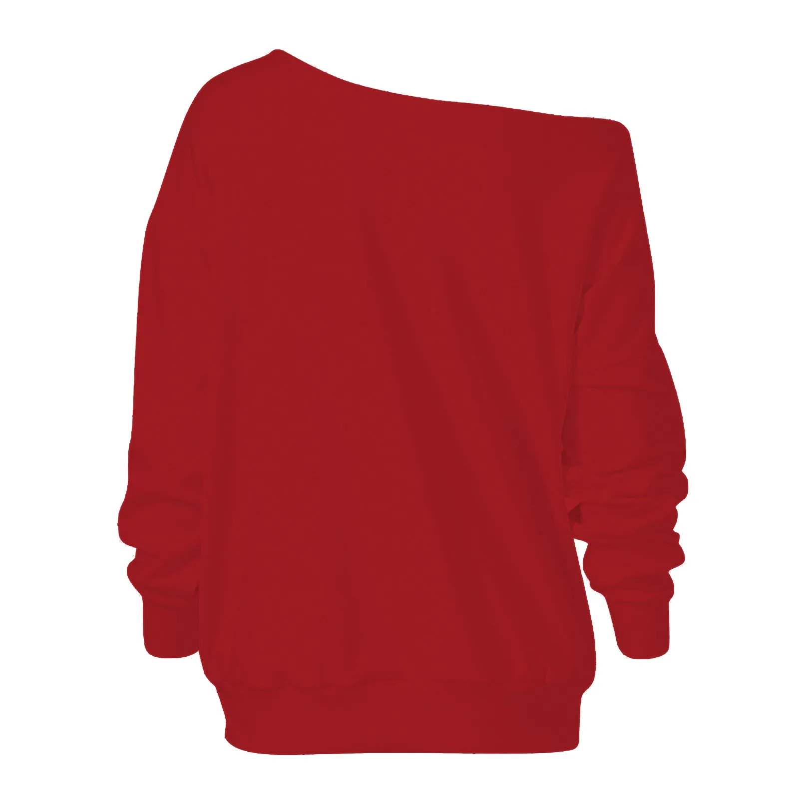 2021 Sweatshirt Christmas 3 Dwarf Elk Prints Women Fashion Solid Color Long Sleeve Diagonal Collar T-shirt Top Bluza Felpa #dz