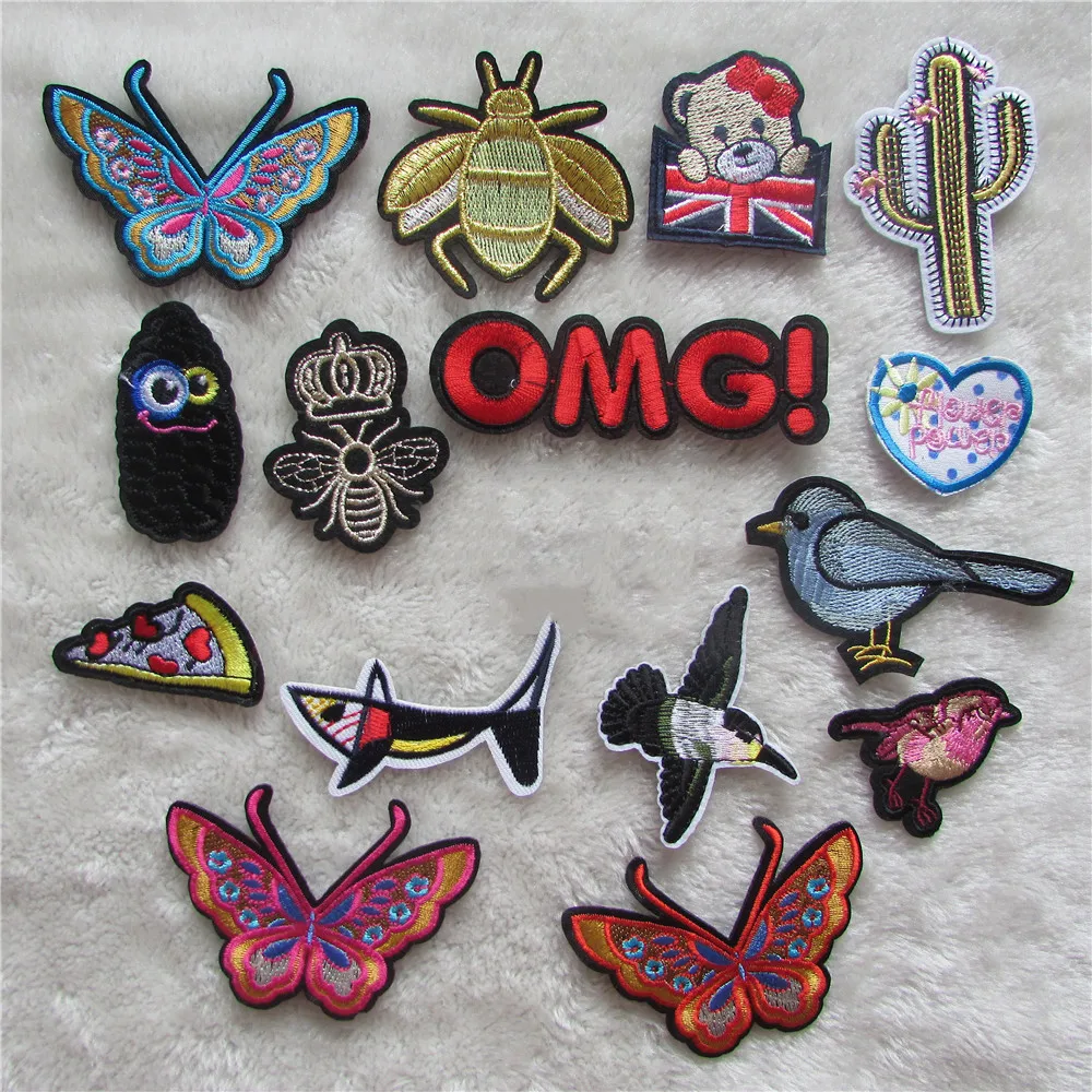 Новое поступление 2016 года модная термоклейкая аппликация с вышивкой