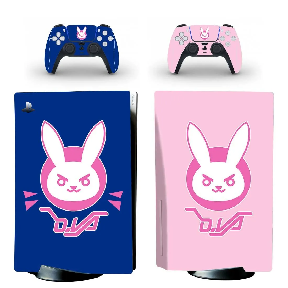 DVA PS5 Standard Disc Edition Skin Sticker Decal Cover for PlayStation 5 Console & Controller PS5 Skin Sticker Vinyl