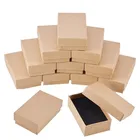 24 шт., подарочная картонная коробка из крафт-бумаги с губкой внутри