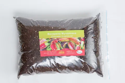 Грунт для Венериной Мухоловки и хищных растений, земля для мухоловки, почва для дионеи - изображение