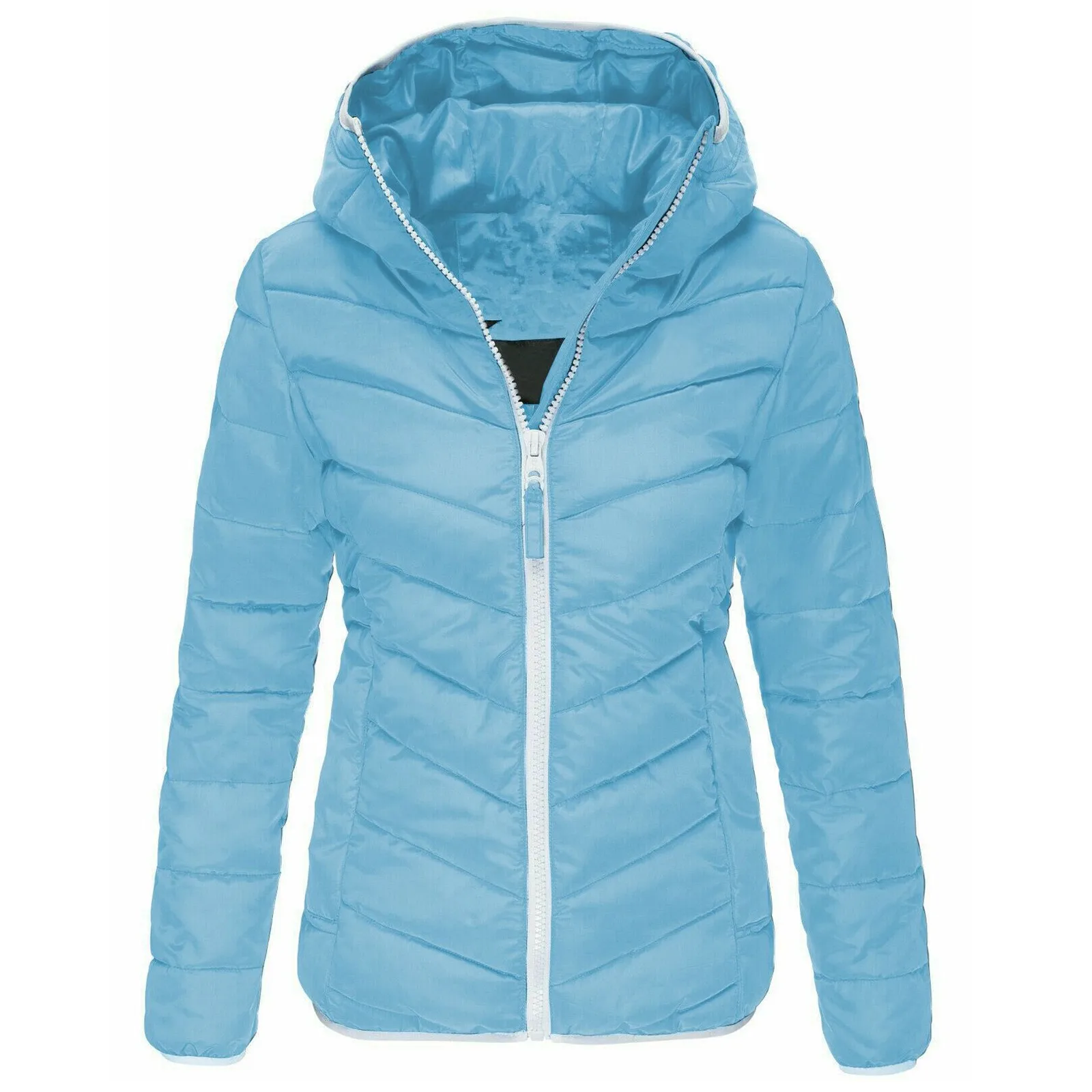 Зимняя женская Ультралегкая тонкая Вельветовая пуховая куртка с длинными