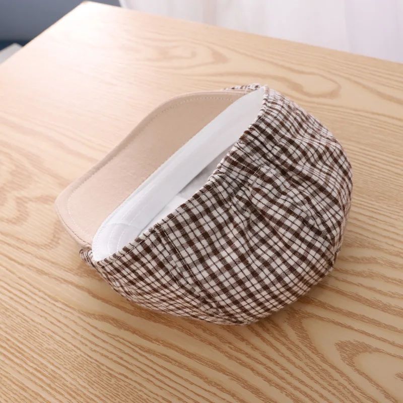 

2020 New children cotton Plaid Beret unisex bonnet hat fashion warm caps boy girl cap kids boy sun hat