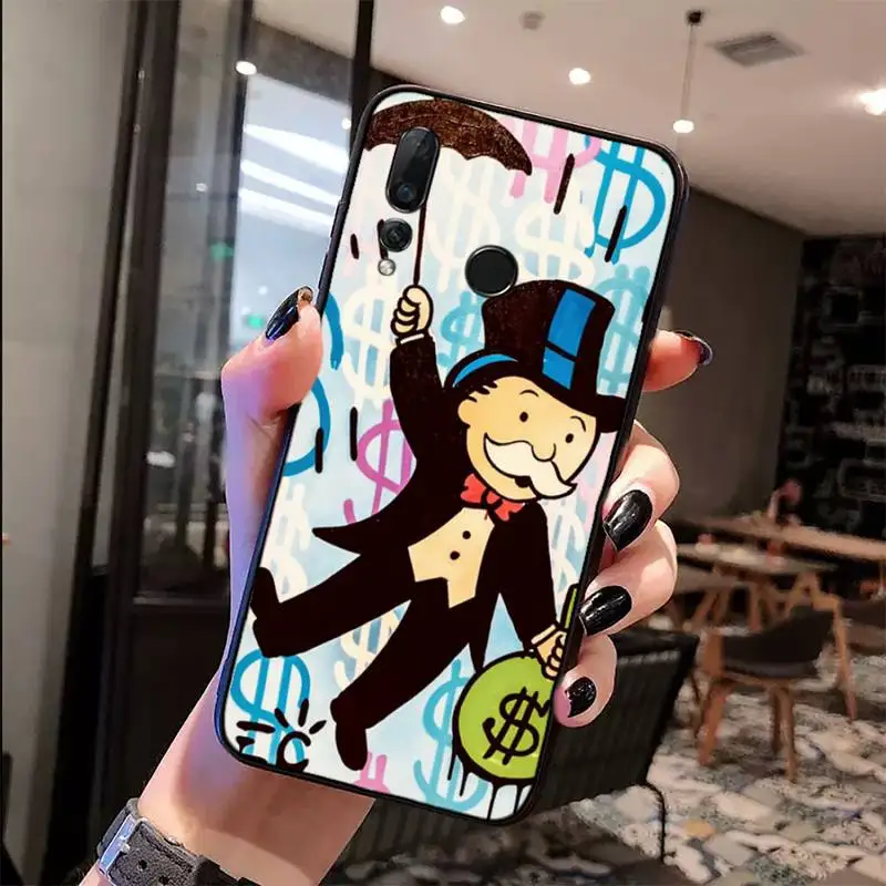 

Cartoon Dollar Monopoly Phone Case For Huawei Honor 7C 7A 8X 8A 9 10 10i Lite 20 NOVA 3i 3e