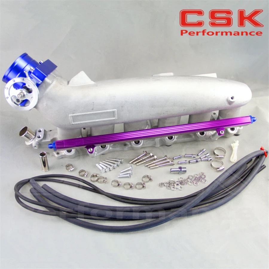 Литой алюминиевый впускной коллектор и Топливная рейка 80 мм дроссельная