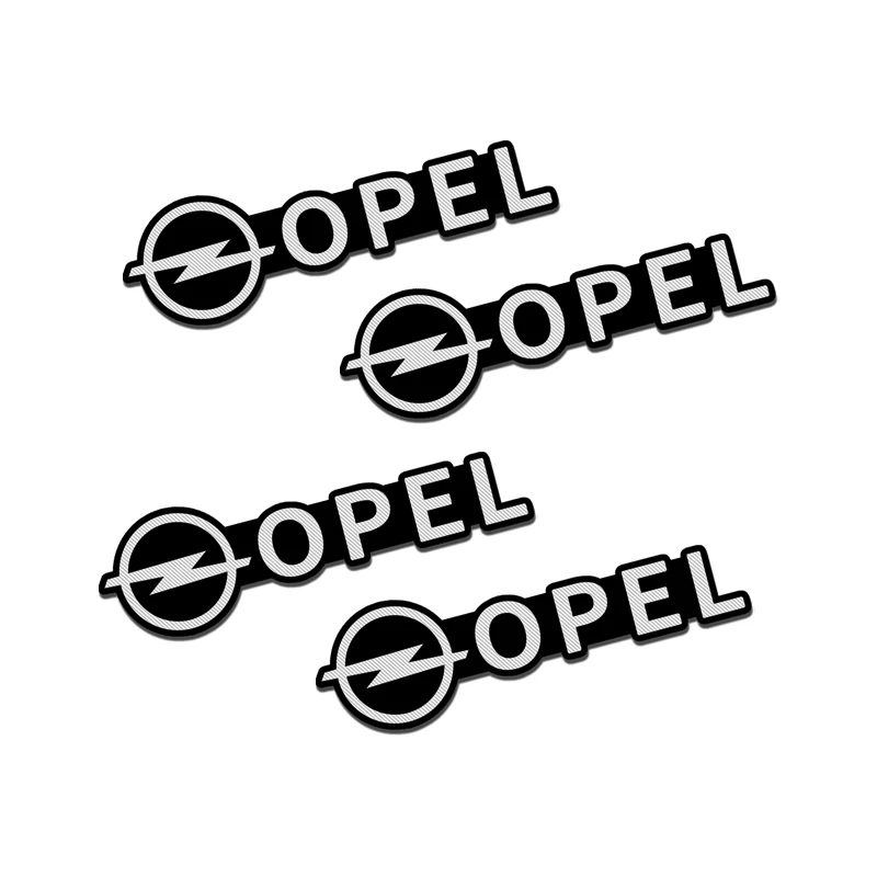 4 шт./лот подходит для Opel Astra Insignia Mokka Zafira Corsa Vectra Antara Meriva наклейки из сплава