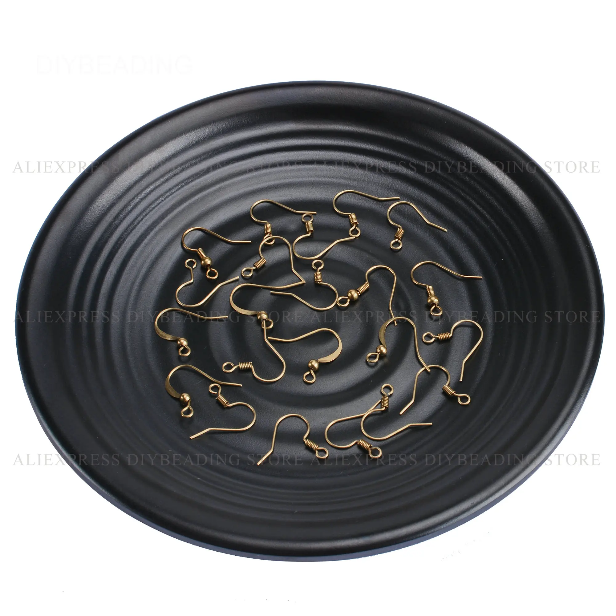 Латунные серьги Крючки с шариками и катушками 100 500 шт.|Ювелирная фурнитура