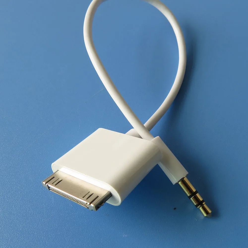 Разъем док-станции 20 см для автомобильного аудиокабеля Aux 3 5 мм ipod | Электроника