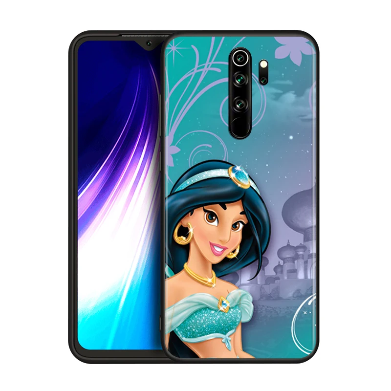 

Disney Princess Jasmine For Xiaomi Redmi 9i 9T 9A 9C 9 8A 8 GO 7 7A S2 Y2 6 6A 5 5A 4X Prime Pro Plus Black Phone Case