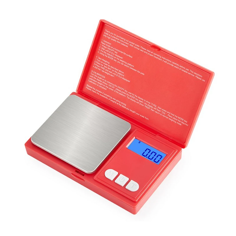 500g 0.01g 0.01g jewelry scales high precision digital Kitchen scales mini gram Electronic Scales LCD hand scales pocket weight scales Portable Palm weighing balance libra - Цвет: 500g 0.01g
