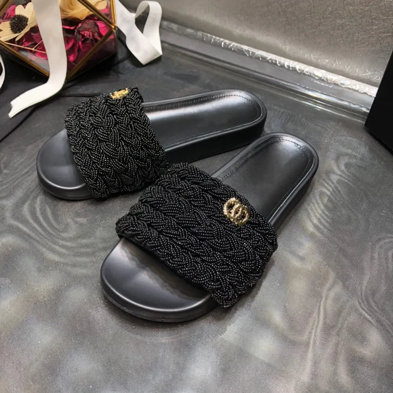 

Women Summer Slppers Luxury Design Preal Women Mules Comfortable Slip On Beach Sandals Slids Party Dress Shoes Outlet Slids 42