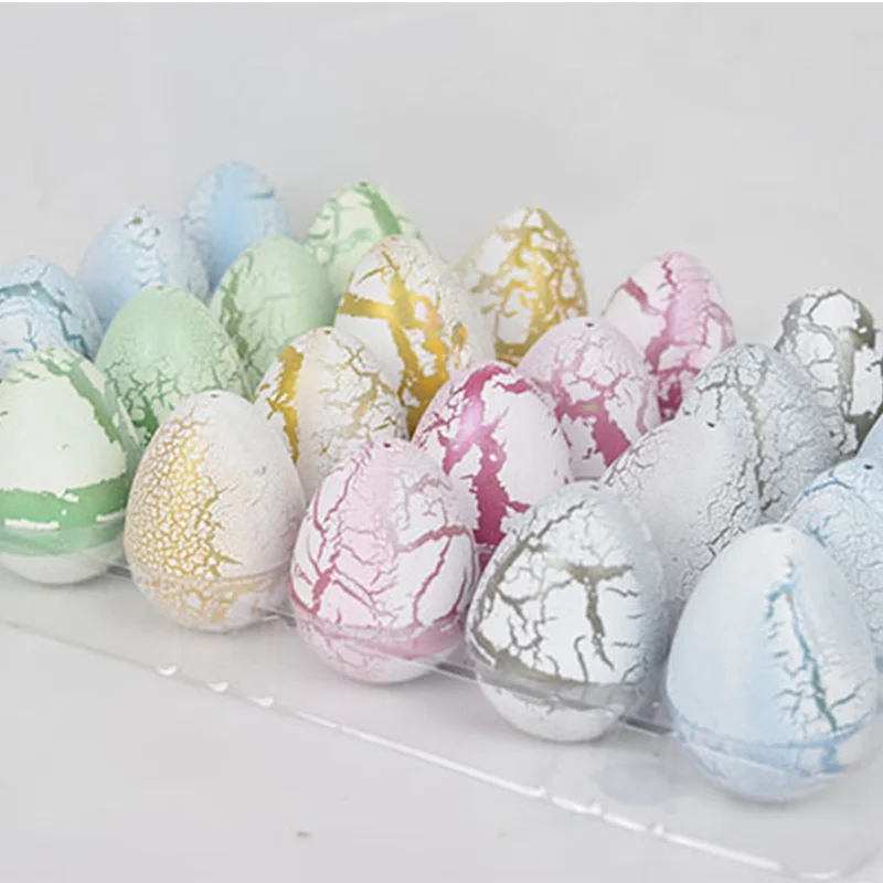 

10/12 pcs Magic Extra Large Crack Dinosaur Egg Hatching Growing Add Water Dinosaur Novelty Toys For Child Kids Educational Toys