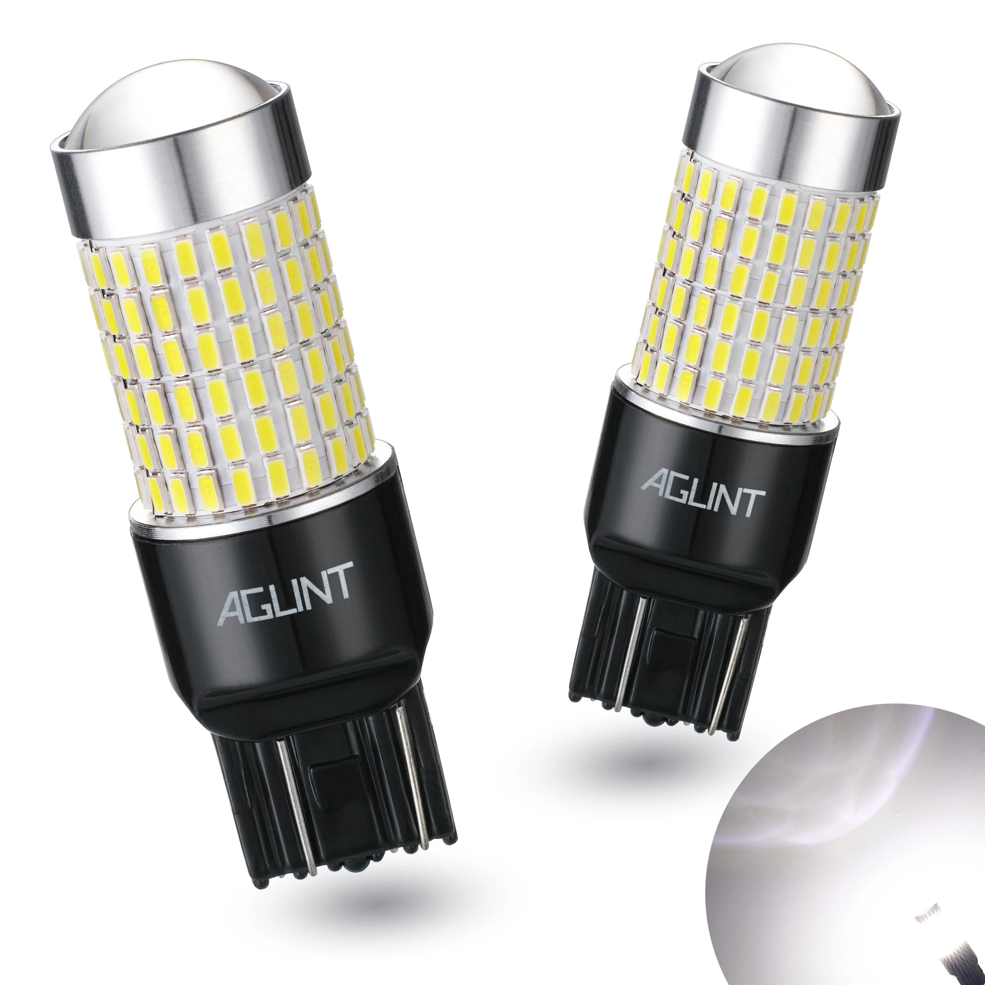 AGLINT 2 шт. T20 7443 W21W W21/5W 7440 FPC светодиодный автомобильные лампы 3014 SMD 144 s для авто