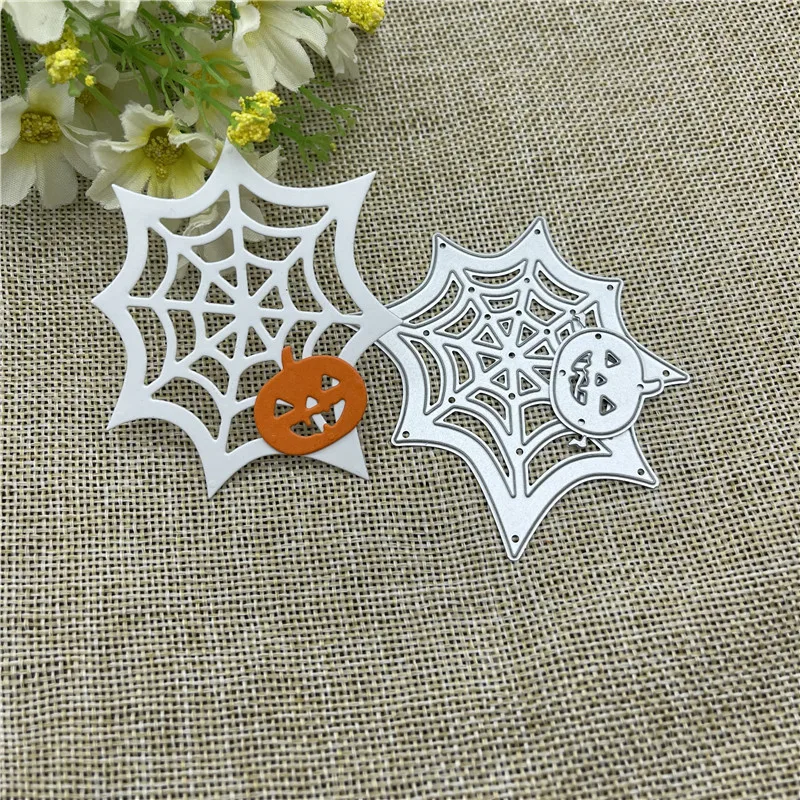 

Spider web decoration card Metal Cutting Dies Stencils For DIY Scrapbooking Decorative Embossing Handcraft Die Cutting Template