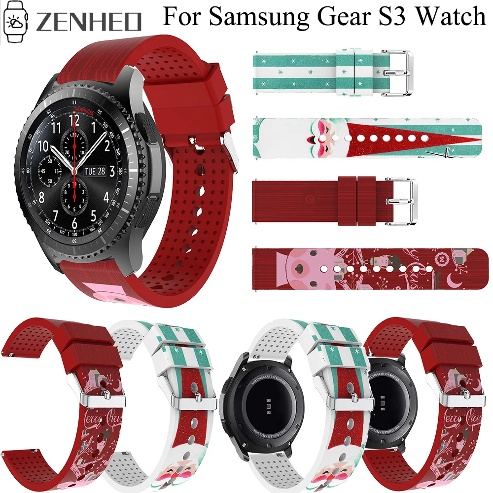 

Ремешок силиконовый для Samsung Gear S3 Watch 22 мм, сменный Браслет для Samsung Galaxy Watch 46 мм Wrsitband