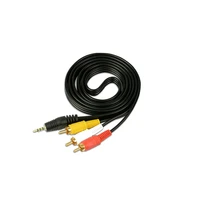1 5m 3 5mm jack to 3 rca 3rca av audio video cable male to male converter av cable wire cord
