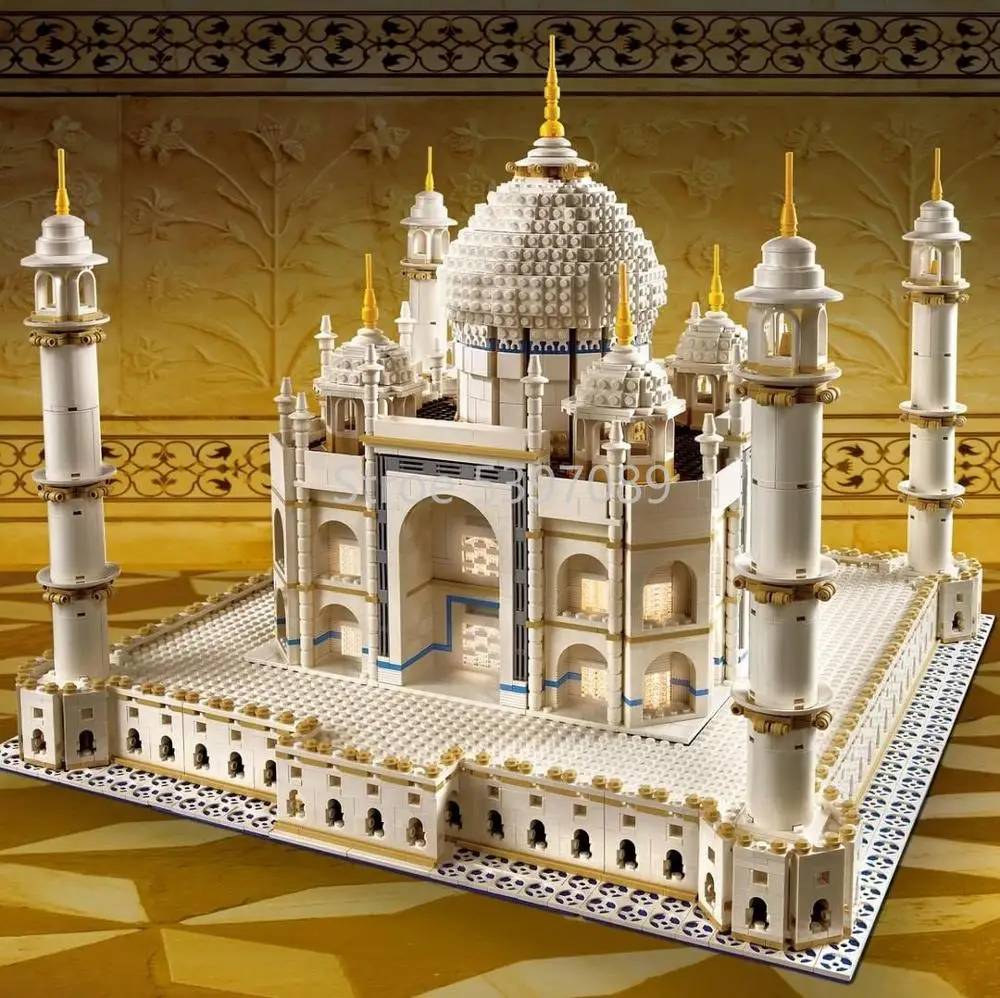 17008 в наличии строительные блоки кирпичи модель Тадж Махала совместима с Legoinglys