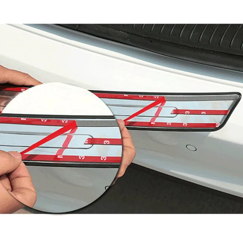 Защитная накладка на задний багажник Накладка порог двери Стайлинг автомобиля