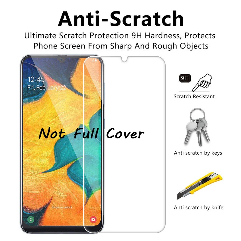 2 шт. HD с уровнем твердости 9H Защитное стекло для экрана Samsung Galaxy M10 M20 M30 M40 M10S M30S A10S